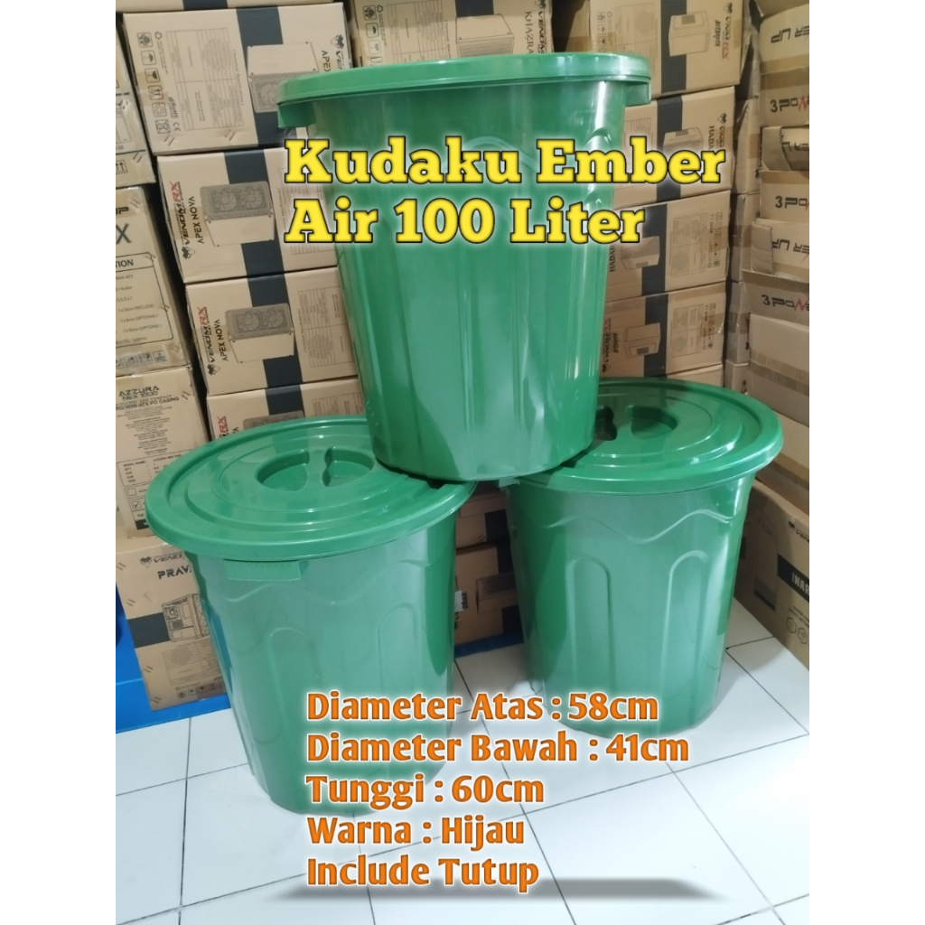 Ember Air Plastik / Tong Air Plastik 100 Liter / Ember 100Liter