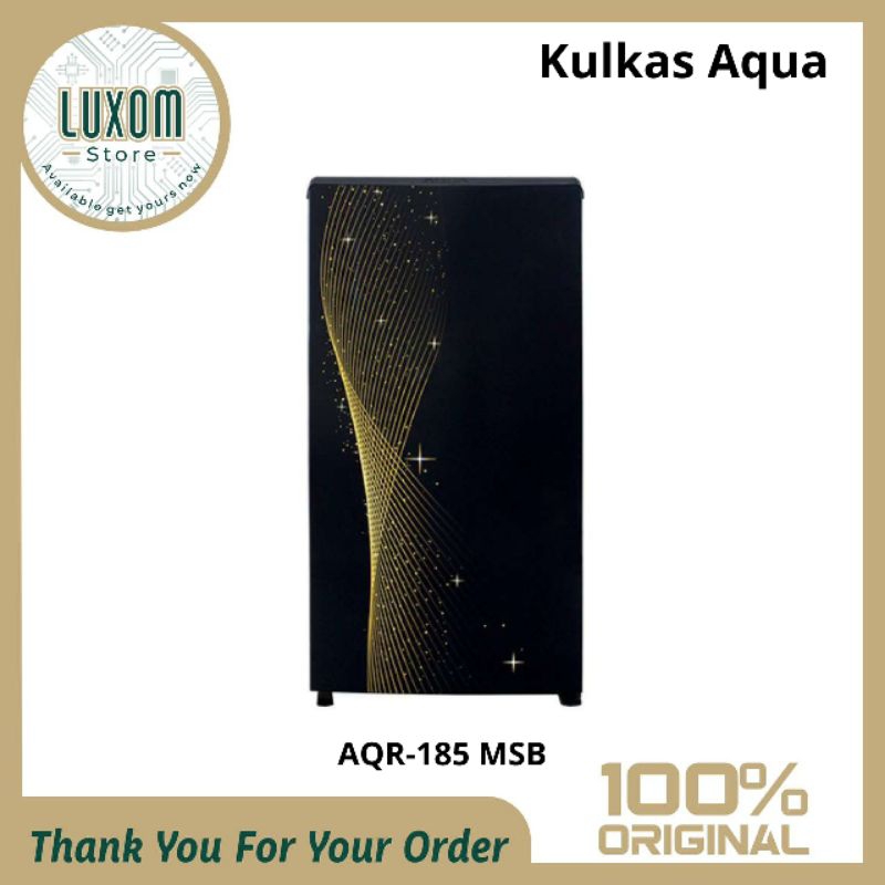Kulkas Aqua AQR-185MSB/kulkas Aqua/kulkas 1 pintu/motif