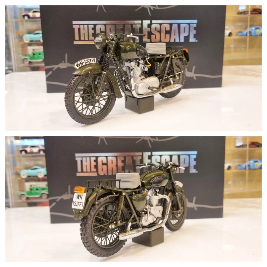 1:12 CORGI, Steve McQueen Triumph Tr6 1962 dirty version