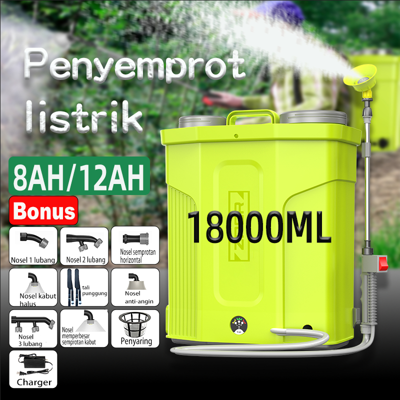 CODZPER 18 Liter Tangki Sprayer Manual Alat Semprotan Hama Padi and Sprayer Elektrik
