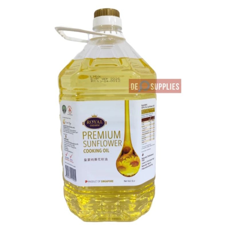 

Royal Cuisine Sunflower Oil 5L - Minyak Bunga Matahari Premium Sunora