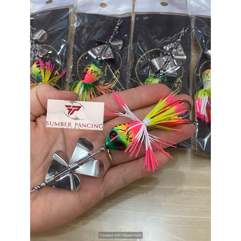 RJF mini Slater Double prop umpan gabus