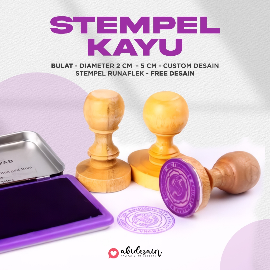 

STEMPEL KAYU BULAT