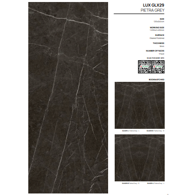 NIRO GRANITE LUX POLISHED GLX29 PIETRA GREY 120x240