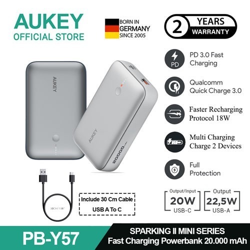 AUKEY POWER BANK SPARK MINI PB-Y57 20000 mAh 22.5W