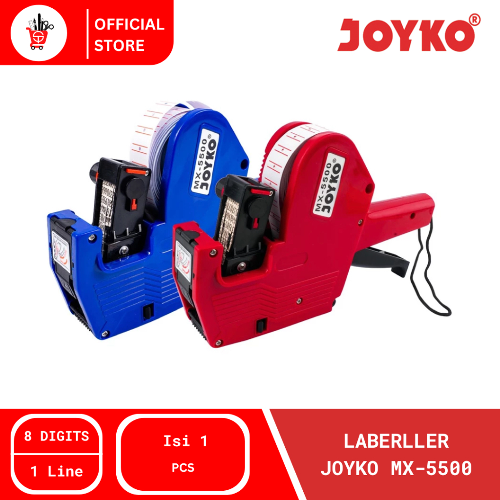 

Labeller | Alat Label Harga 1 Line Joyko MX-5500 (1 PCS)
