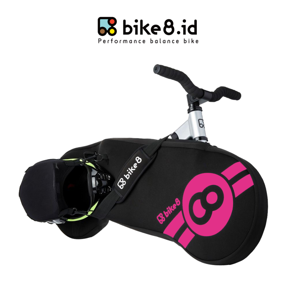 BIKE8 Balance Push Bike Carrier Cover Bag - Tas Sepeda - PINK