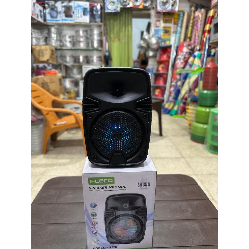 Speaker MP3 Mini Wireless Murah Fleco F-1328