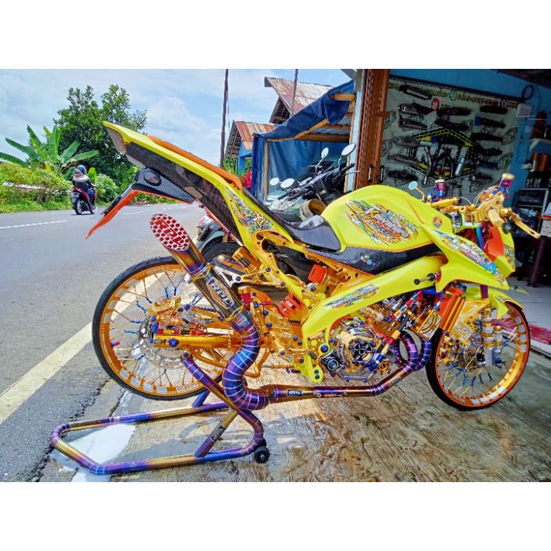 Knalpot Custom Kontes Modifikasi Paket Probolt Titanium Original RPL RACING EXHAUST INDONESIA Untuk 