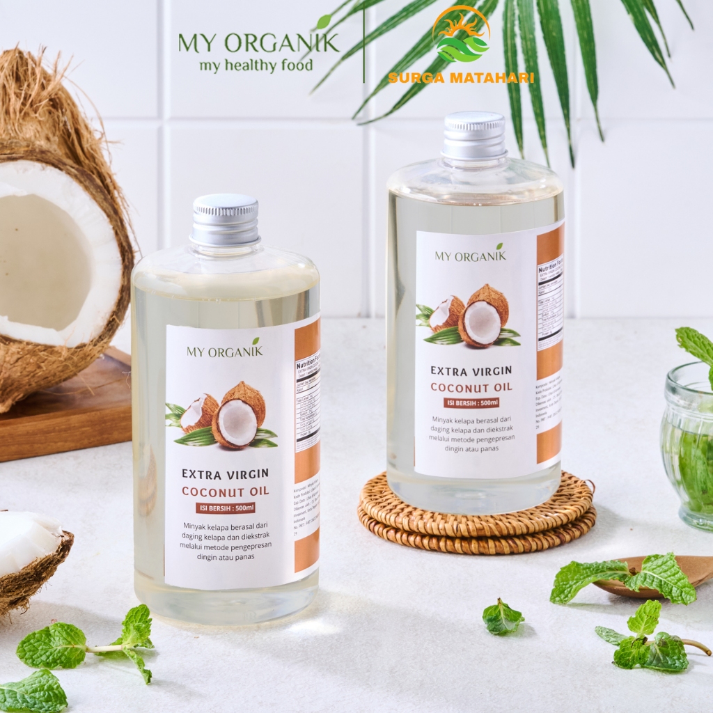 

My Organik Extra Virgin Coconut Oil 500ML ORGANIK PREMIUM QUALITY MINYAK KELAPA MURNI 100%