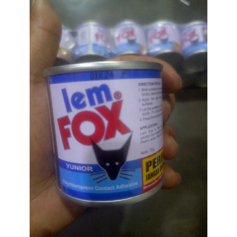 

Lem Fox Kuning kaleng YUNIOR 70 gram (1pcs)