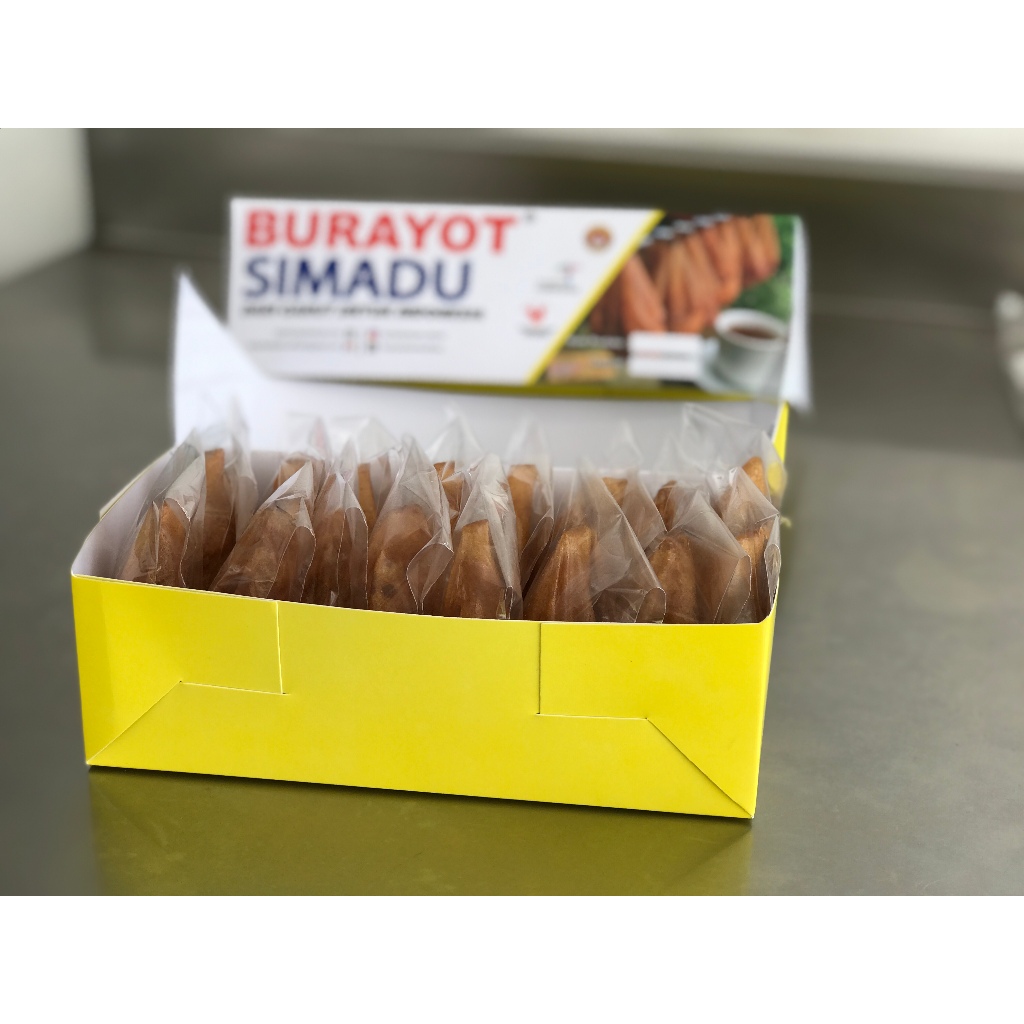 

1PACK BURAYOT SIMADU SNACK(ISI 20PCS) GROSIR