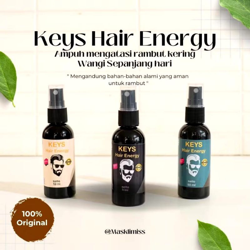 (COD) Minyak Rambut Pria Hair Spray Membuat Rambut Klimis Original