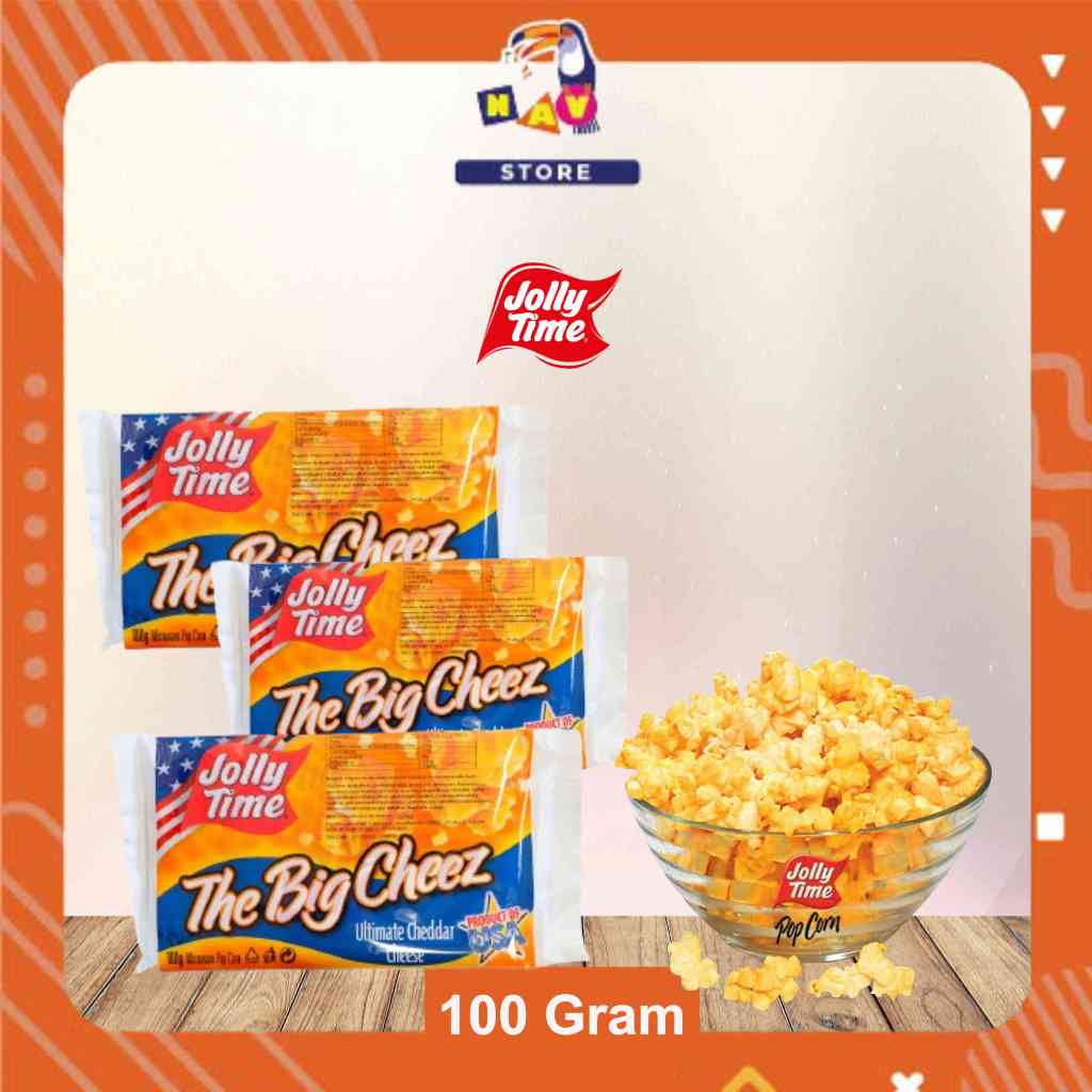 

Paket Pop Corn Jolly Time Cheese 100gr - 3pcs