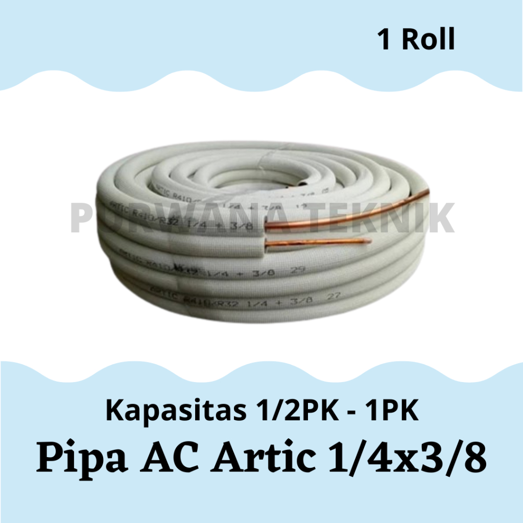 PIPA AC 1/2 PK - 1 PK ARTIC 1/4 - 3/8 / PIPA AC ARTIC 1 ROLL