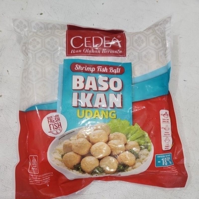 

CEDEA - SHRIMP FISH BALL BAKSO IKAN UDANG 500GR