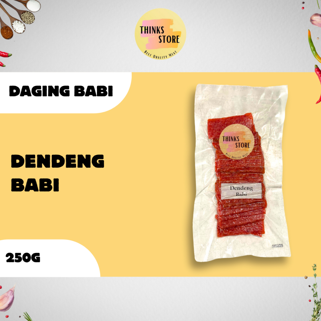 

Dendeng Bali - Jerky Meat - Dendeng Babi - Dendeng Ayam Bali 250 Gram