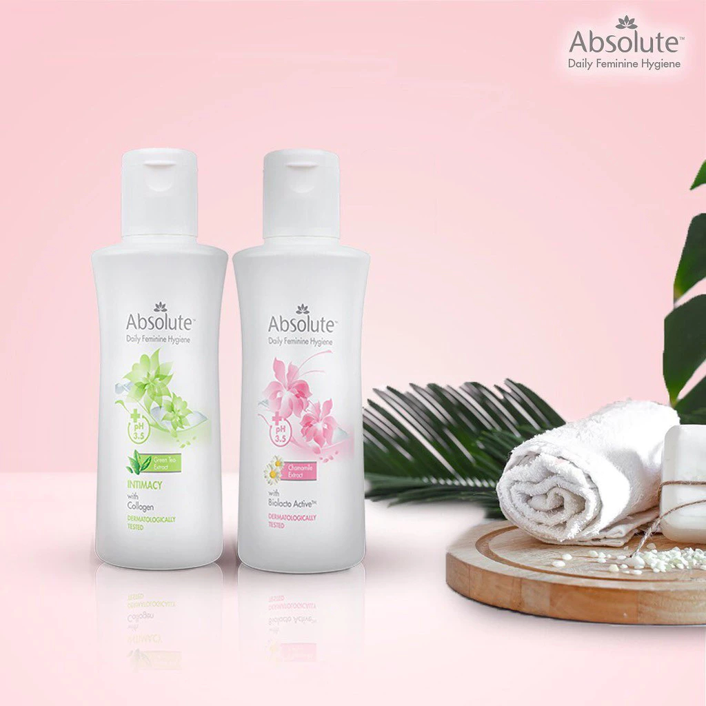 Absolute Daily Feminine Hygiene Classic Chamomile Extract & Green Tea Extract 60 ml