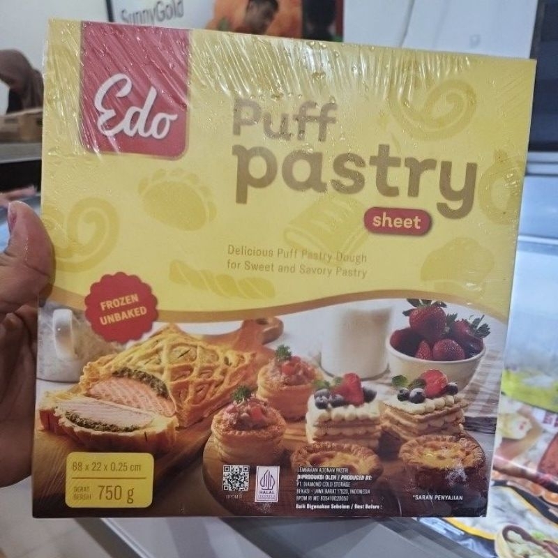 

EDO - PUFF PASTRY SHEET 750GR