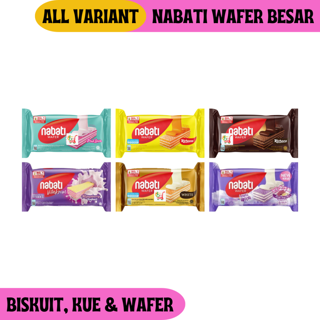 

Nabati Wafer Renyah Kemasan Besar All Variant