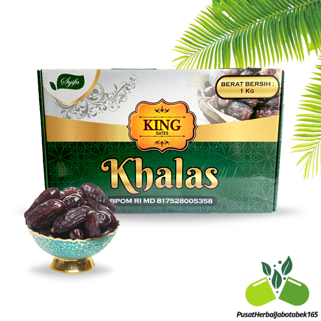 

Kurma Khalas 1kG Syifa King Dates Original Buah Kurma