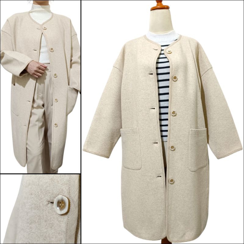 Long Coat / Wool Coat Korea / Wool Coat Jepang / coat tebal / autumn coat  / coat panjang  / wool co
