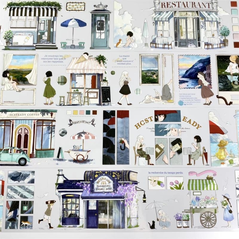 

[MT03]Moodtape walking in the rain sample journal scrapbook