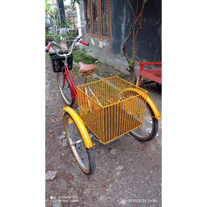 Sepeda roda 3 dewasa 24in