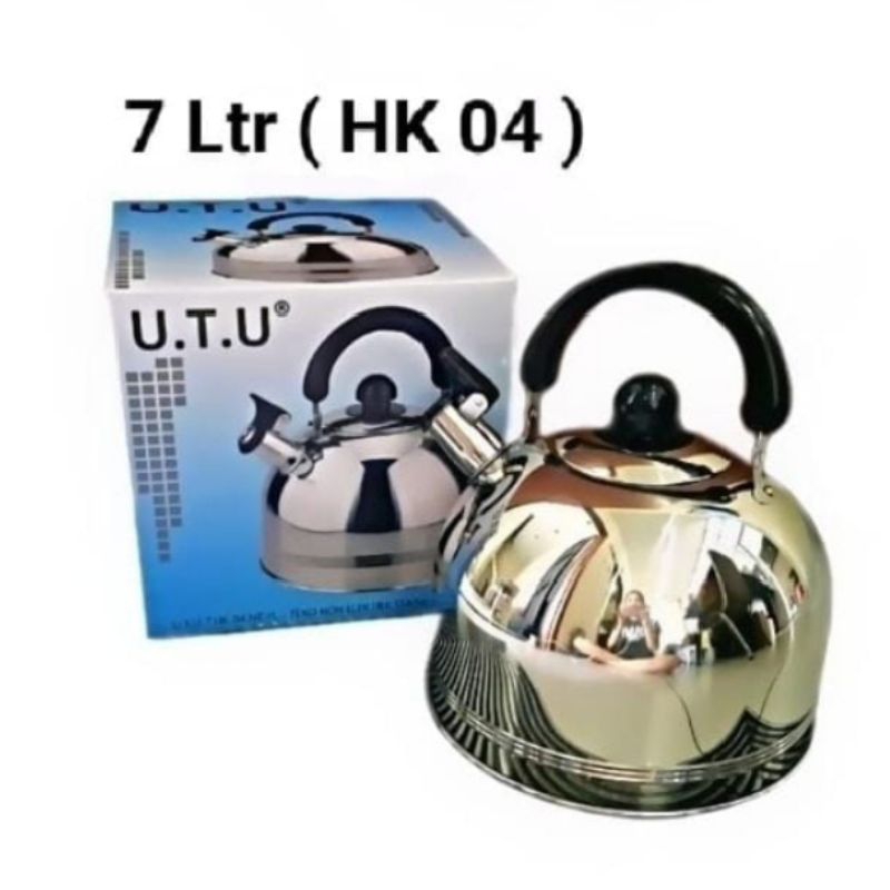 UTU TEKO MASAK BUNYI/SIUL STAINLESS STEEL 7 LITER/ WHISTLING KETTLE/ CERET SIUL