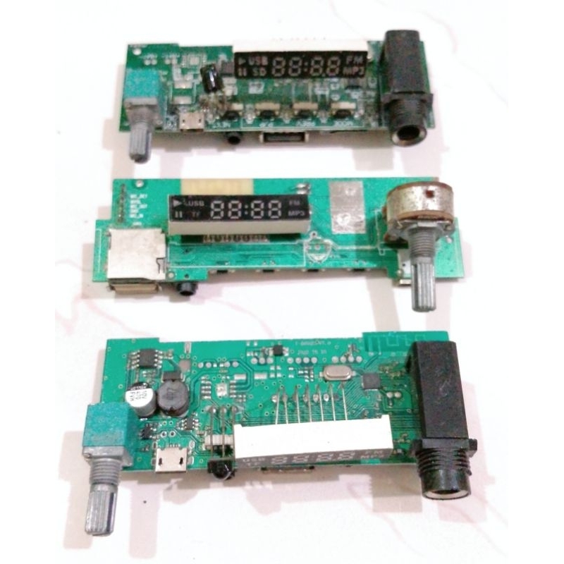 Modul Music Box copotan FLECO Bluetooth indikator Digital LED Mic Karaoke MP3 Aux Potensio memory ca