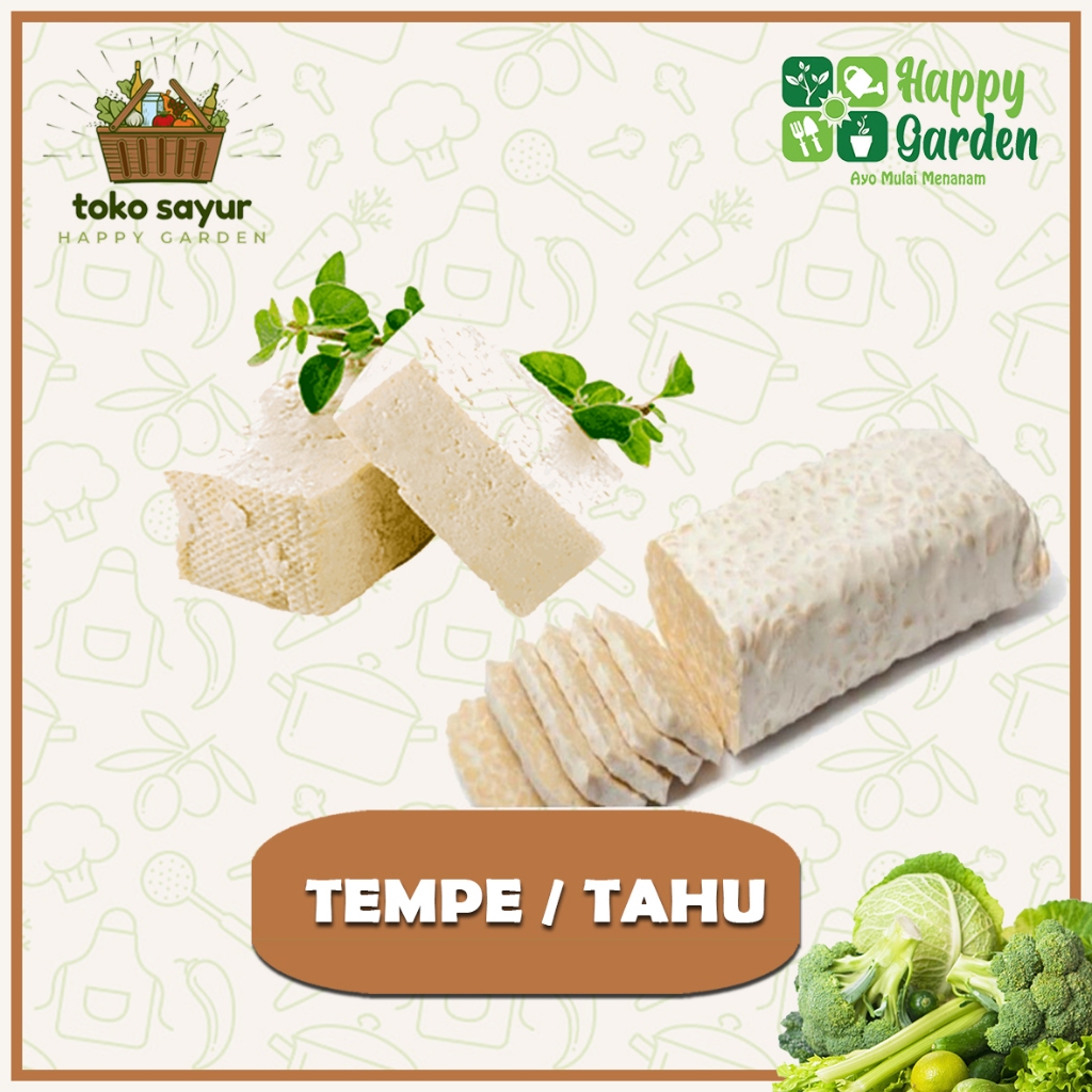 

TEMPE 400 gram / setengah kotak