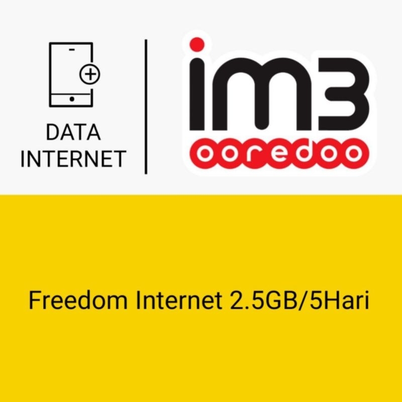 Paket Data Indosat - Freedom Internet 2.5GB/5Hari