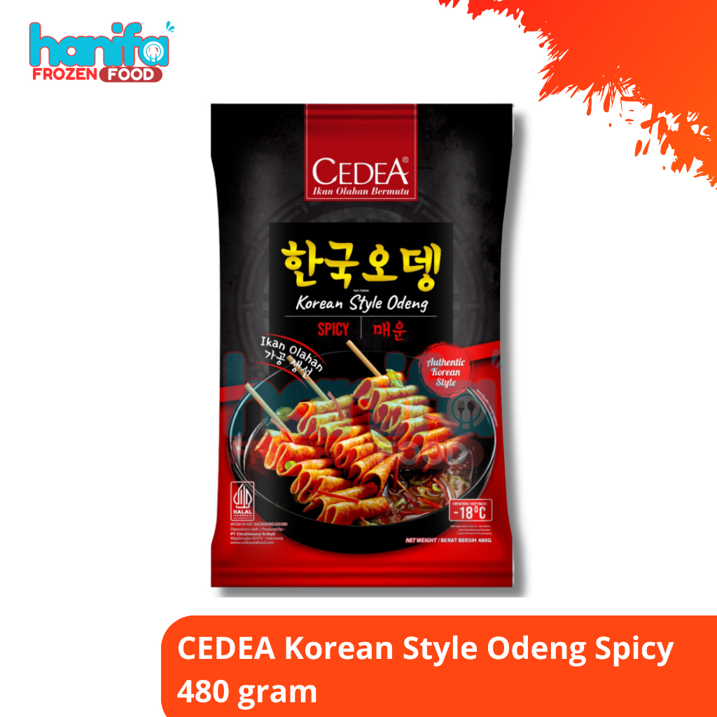 

CEDEA Korean Style Odeng Spicy | Odeng Pedas Korea 480 gram