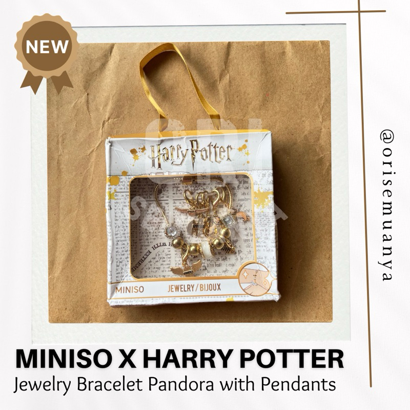 Miniso X Harry Potter Jewelry Gelang Pandora Original