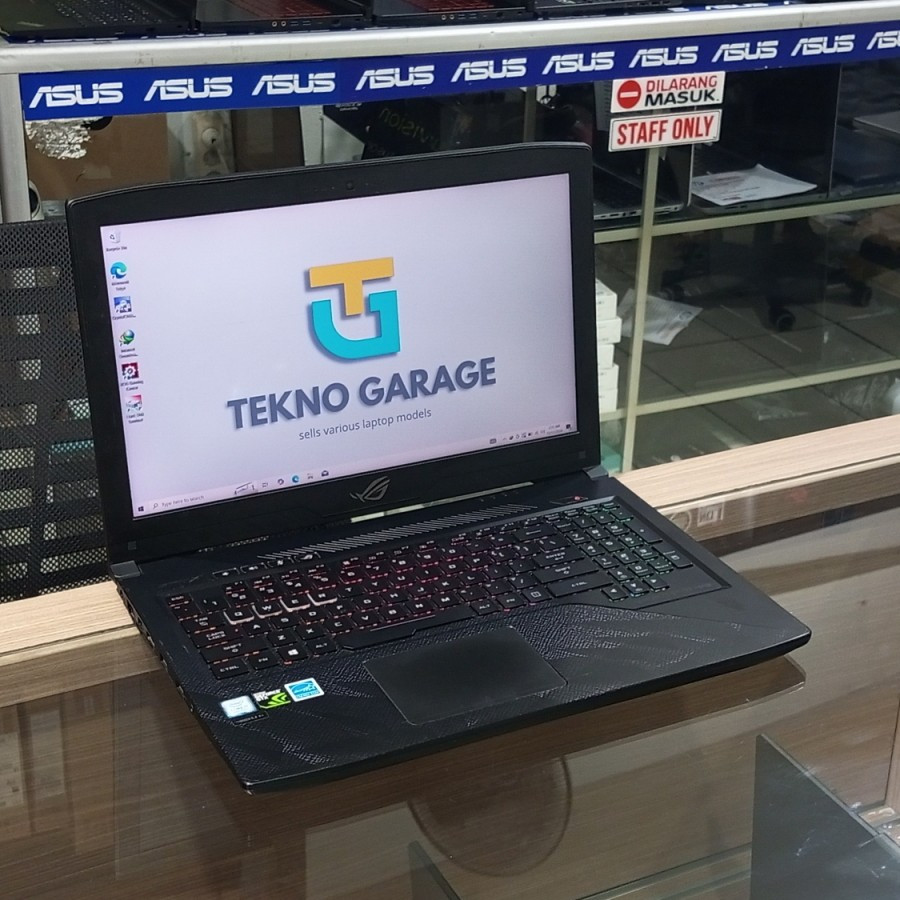 ASUS ROG STRIX GL503GE HERO EDITION CORE I7-8750H RAM 16GB SSD 512GB NVIDIA GTX 1050 TI 15.6in FHD I