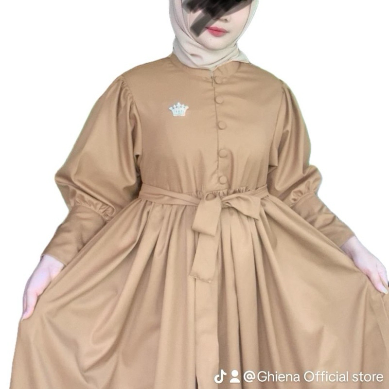 Ghiena - gamis katun toyobo/katun premium