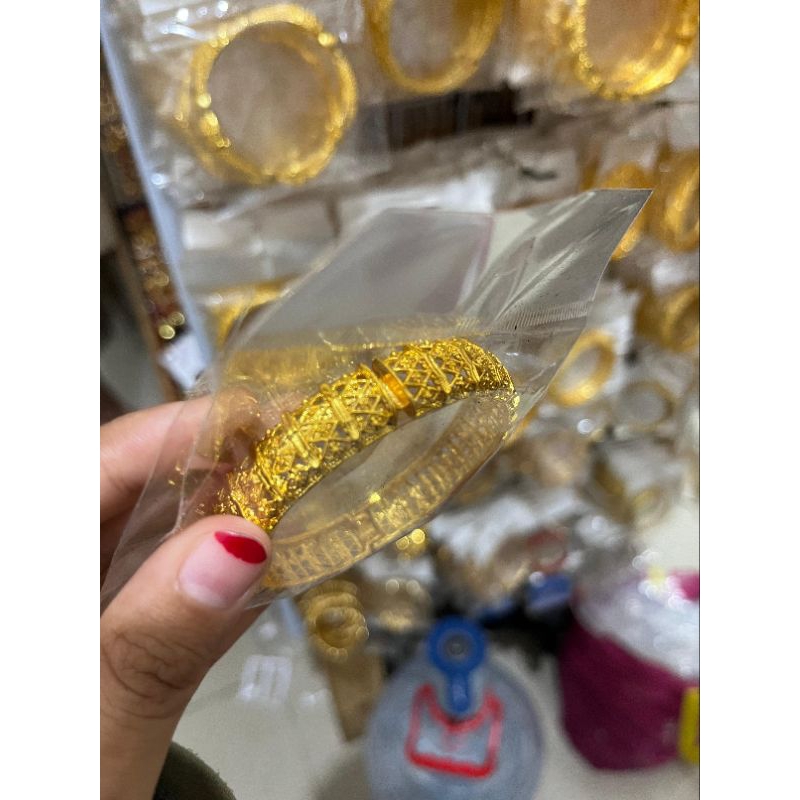 gelang bangkok dubai terbaru anti luntur asli titanium