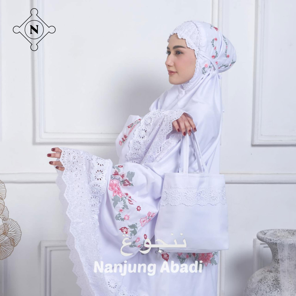 Sale Mukena Syahfa Bordir Padang Katun By Nanjung Abadi