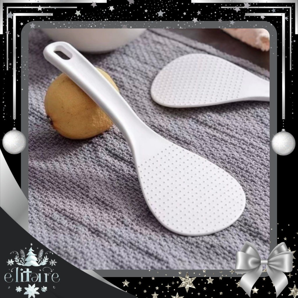 ELITAIRE Centong Nasi Mini Anti Lengket / Centong-Sendok Nasi Tebal & Anti Lengket Berbahan Plastik 