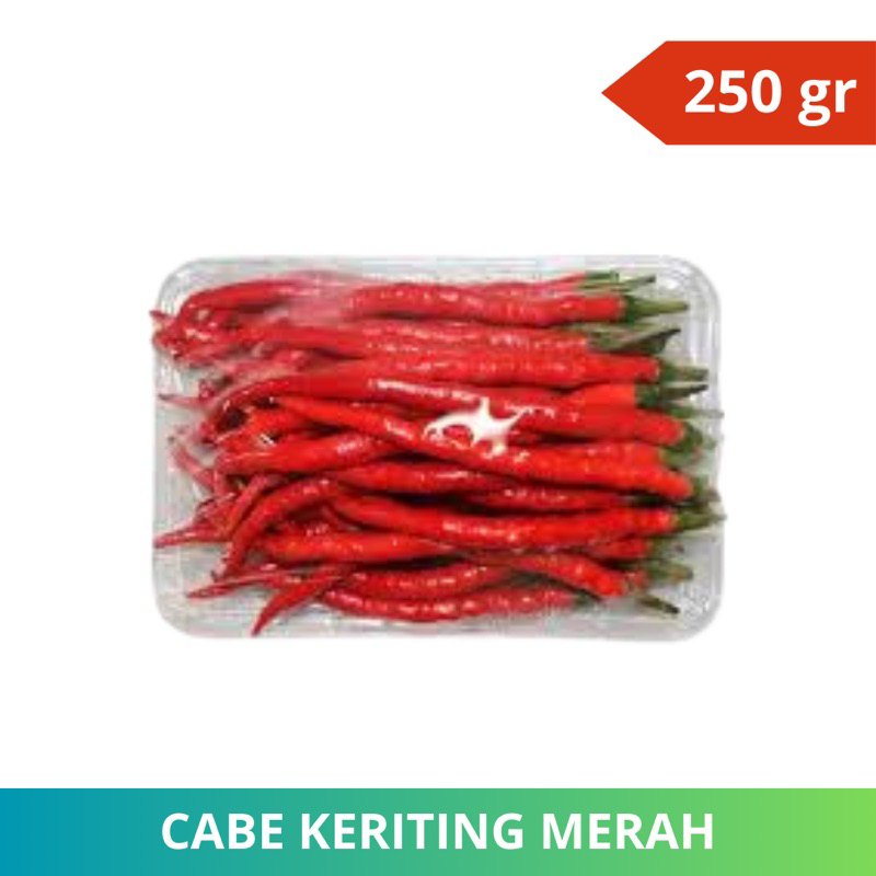 

Cabe Keriting Merah Petik Tangkai Super 250gr Fresh & Premium(Instant/Sameday)