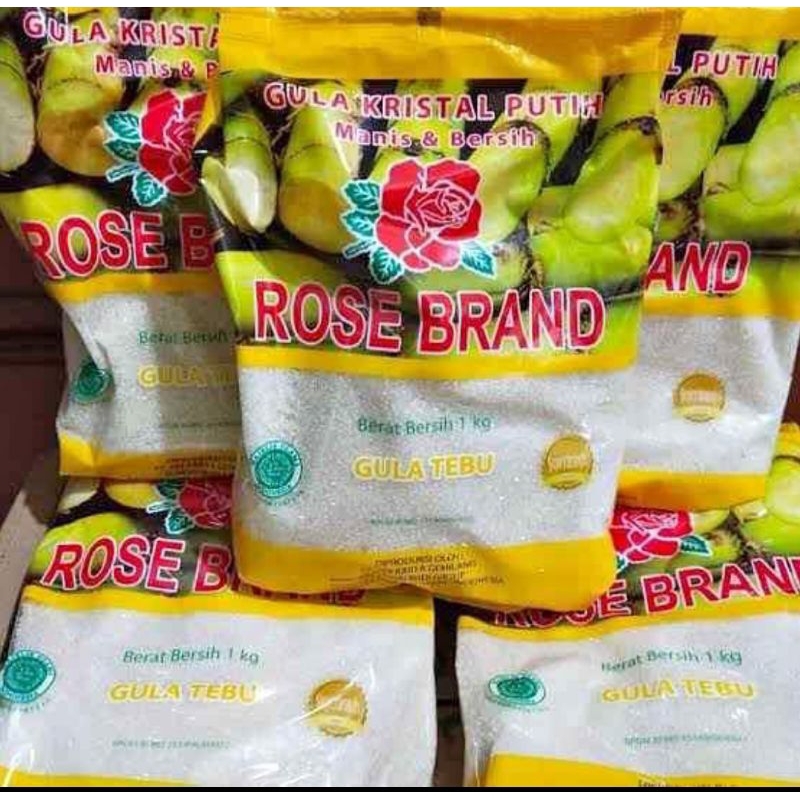 

Gula rose brand kemasan putih dan kuning