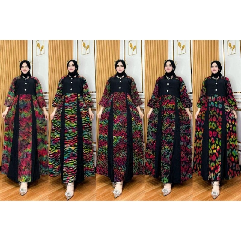 Gamis Batik Wanita model gurita
