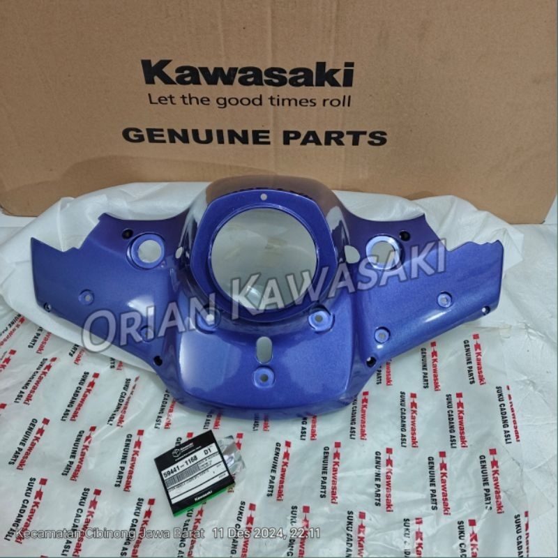Batok bawah kawasaki kaze r warna ungu original