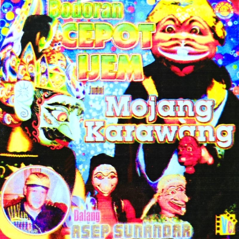Kaset VCD Bodoran Wayang Golek Lakon Cepot Dan Ijem Mojang Karawang Dalang Asep. S