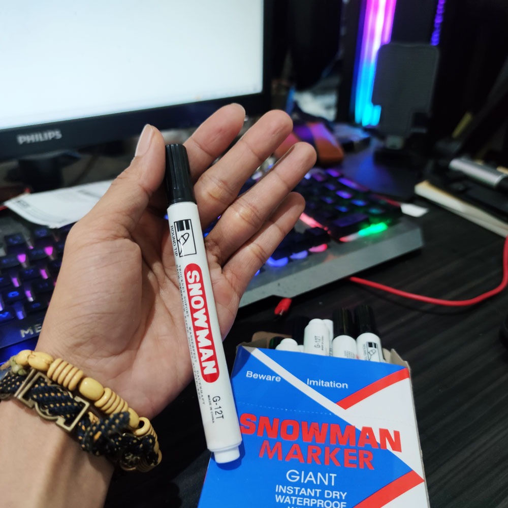 

ZAFIT.ID Z012 PERBIJI SPIDOL SNOWMAN G-12T MARKER PERMANENT ZAFIT.ID GROSIR ATK SPIDOL KEDUNGWUNI PEKALONGAN JAWA TENGAH