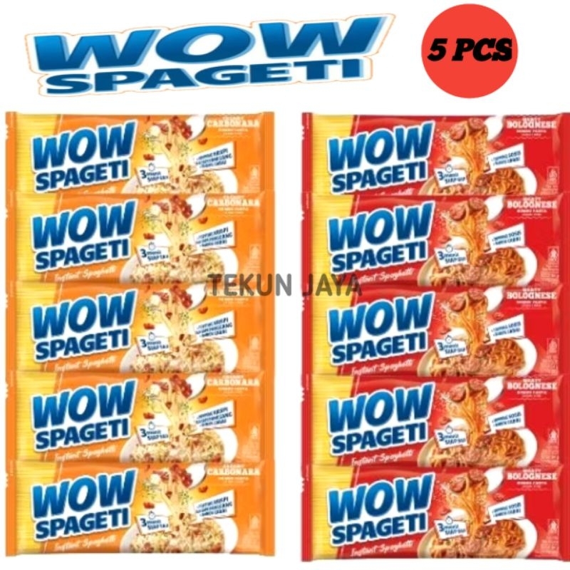 

Pasta Wow Spageti All Varian 5 Pcs