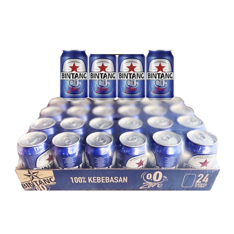 

BINTANG ZERO KALENG 330ML DUS ( 24 KALENG )