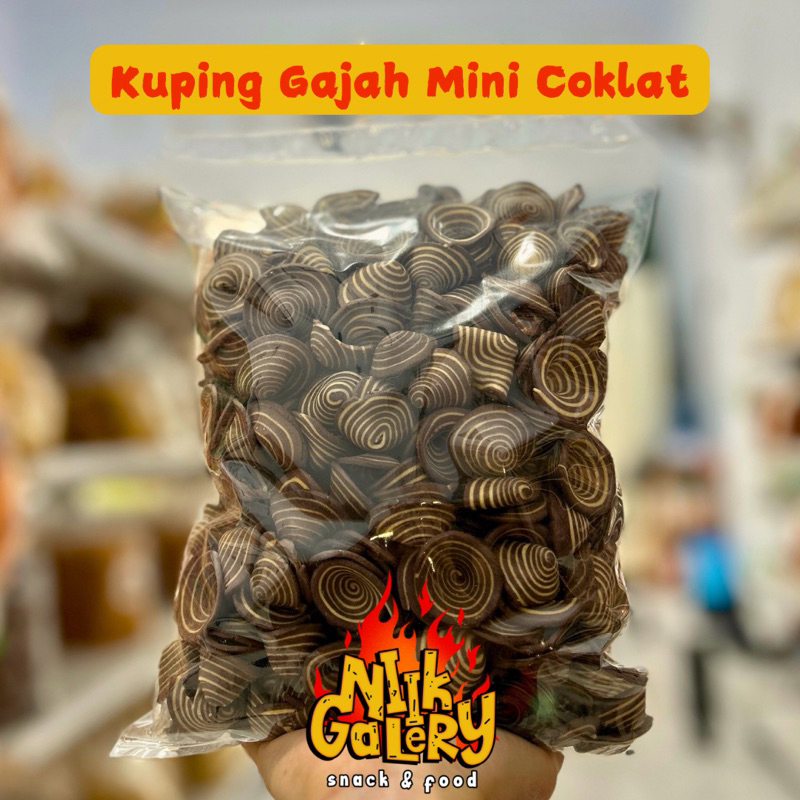 

Kuping gajah mini coklat 250 gr
