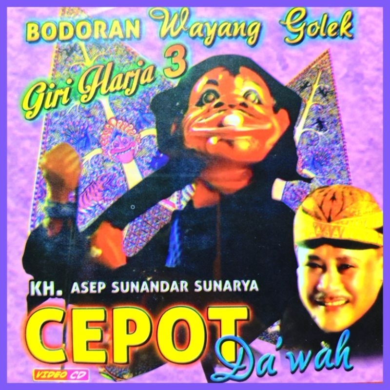 Kaset VCD Bodoran Wayang Golek Lakon Cepot Dakwah Dalang Asep Sunandar