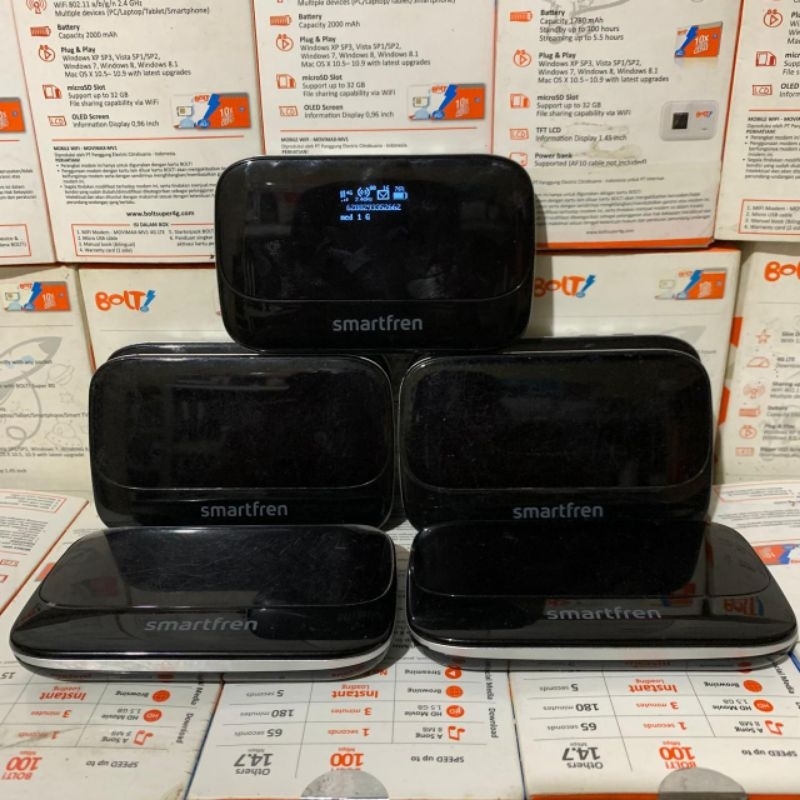 MiFi 4G+ Cat 7 M6 S1 WiFi Dual Band Suport Smatrfren Unlimited 4G LTE 850'2300Mhz